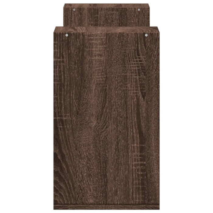 Dulap TV, 2 buc., stejar maro, 75x30x50 cm, lemn prelucrat - WALTI WALTI