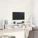 Dulap TV, 2 buc., alb, 100x30x50 cm, lemn prelucrat - WALTI WALTI
