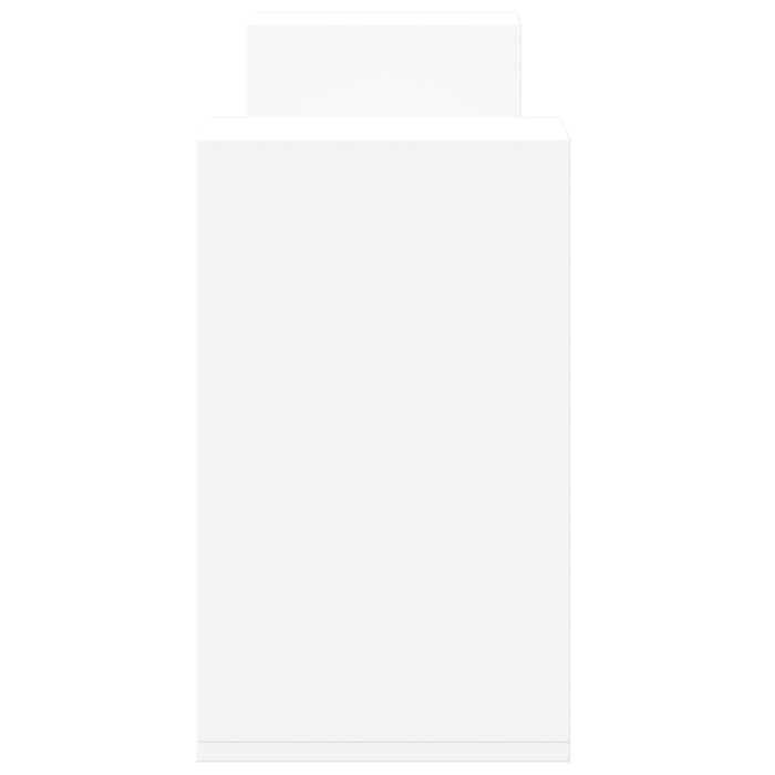 Dulap TV, 2 buc., alb, 100x30x50 cm, lemn prelucrat - WALTI WALTI