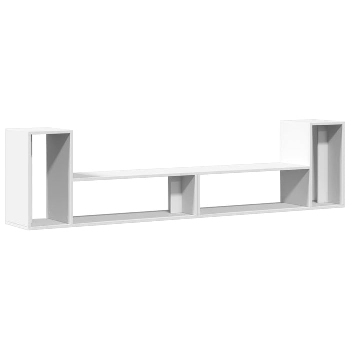 Dulap TV, 2 buc., alb, 100x30x50 cm, lemn prelucrat - WALTI WALTI