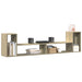 Dulap TV, 2 buc., stejar sonoma, 100x30x50 cm, lemn prelucrat - WALTI WALTI