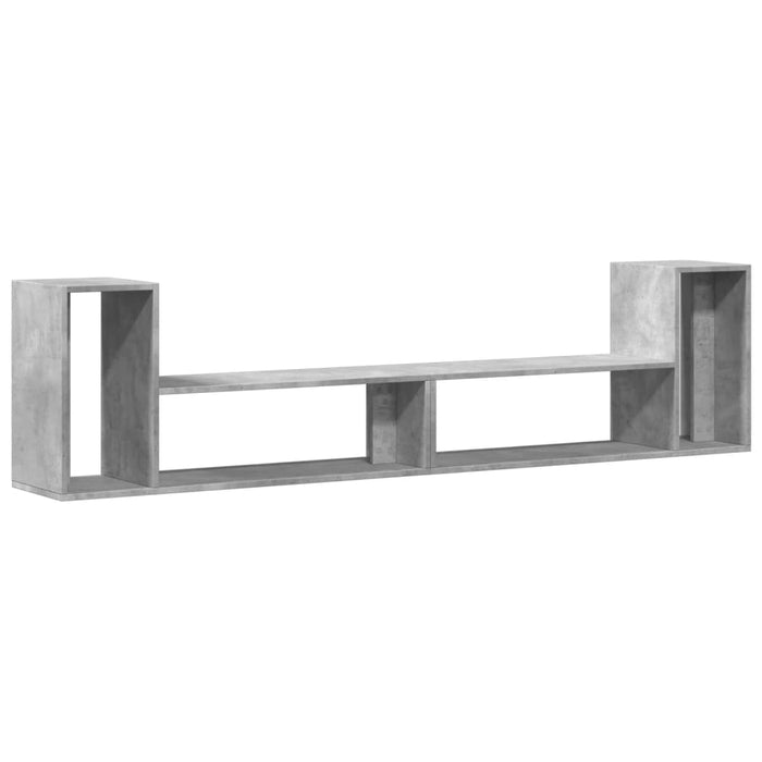 Dulap TV, 2 buc., gri beton, 100x30x50 cm, lemn prelucrat - WALTI WALTI