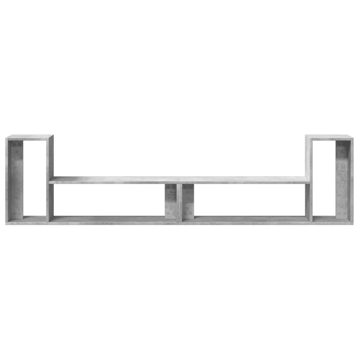 Dulap TV, 2 buc., gri beton, 100x30x50 cm, lemn prelucrat - WALTI WALTI
