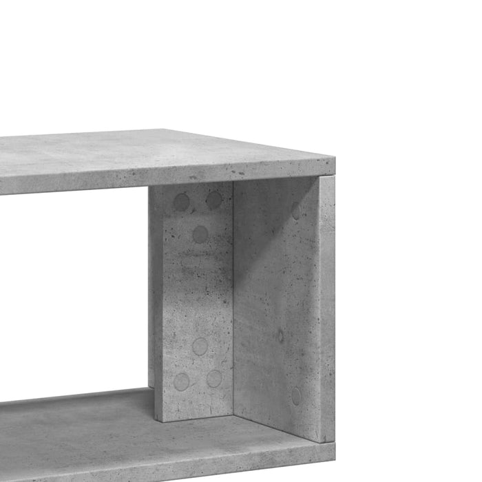 Dulap TV, 2 buc., gri beton, 100x30x50 cm, lemn prelucrat - WALTI WALTI