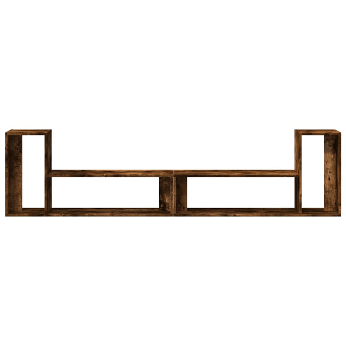 Dulap TV, 2 buc., stejar fumuriu, 100x30x50 cm, lemn prelucrat - WALTI WALTI