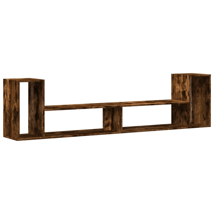 Dulap TV, 2 buc., stejar fumuriu, 100x30x50 cm, lemn prelucrat - WALTI WALTI