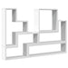 Raft de perete, alb, 96x12x64 cm, lemn prelucrat - WALTI WALTI