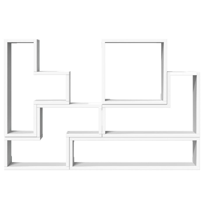 Raft de perete, alb, 96x12x64 cm, lemn prelucrat - WALTI WALTI