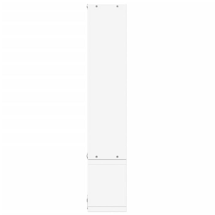 Raft de perete, alb, 96x12x64 cm, lemn prelucrat - WALTI WALTI