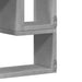 Raft de perete, gri beton, 96x12x64 cm, lemn prelucrat - WALTI WALTI
