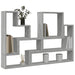 Raft de perete, gri sonoma, 96x12x64 cm, lemn prelucrat - WALTI WALTI
