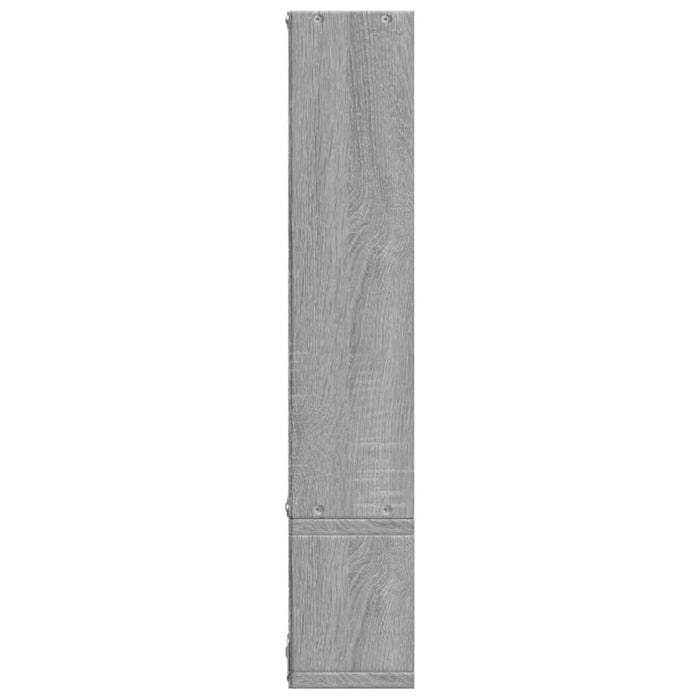 Raft de perete, gri sonoma, 96x12x64 cm, lemn prelucrat - WALTI WALTI