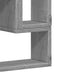 Raft de perete, gri sonoma, 96x12x64 cm, lemn prelucrat - WALTI WALTI