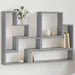 Raft de perete, gri sonoma, 96x12x64 cm, lemn prelucrat - WALTI WALTI