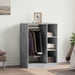 Dulap, gri beton, 77x48x102 cm, lemn prelucrat - WALTI WALTI