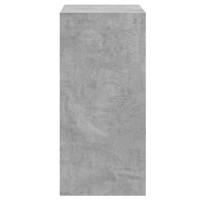 Dulap, gri beton, 77x48x102 cm, lemn prelucrat - WALTI WALTI