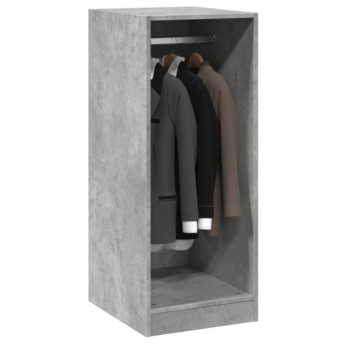 Dulap, gri beton, 48x41x102 cm, lemn prelucrat - WALTI WALTI