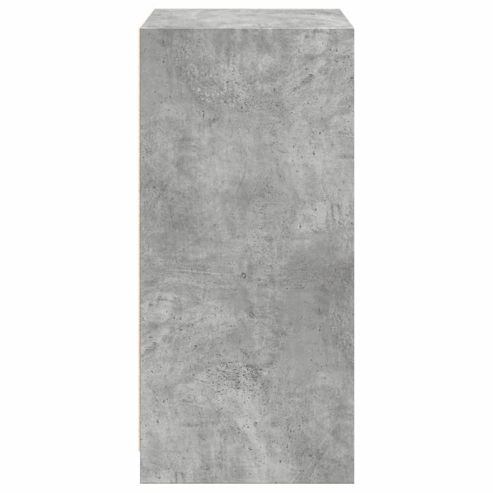 Dulap, gri beton, 48x41x102 cm, lemn prelucrat - WALTI WALTI