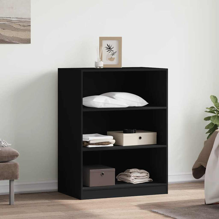 Dulap, negru, 77x48x102 cm, lemn prelucrat - WALTI WALTI