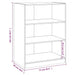 Dulap, negru, 77x48x102 cm, lemn prelucrat - WALTI WALTI