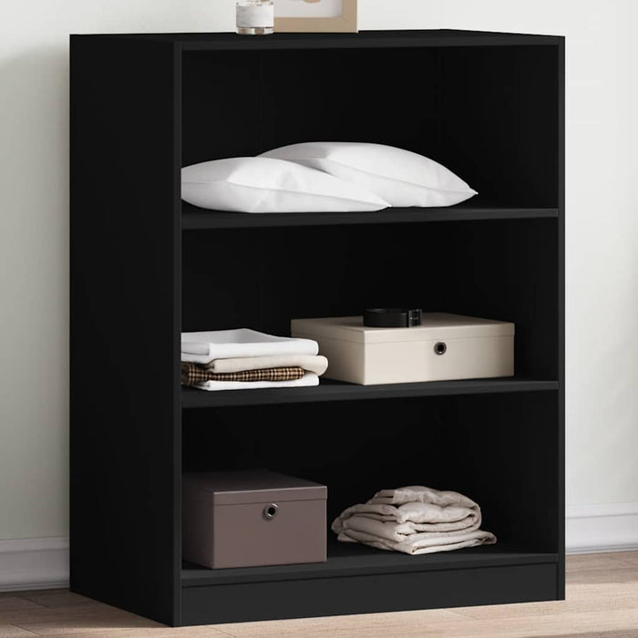 Dulap, negru, 77x48x102 cm, lemn prelucrat - WALTI WALTI