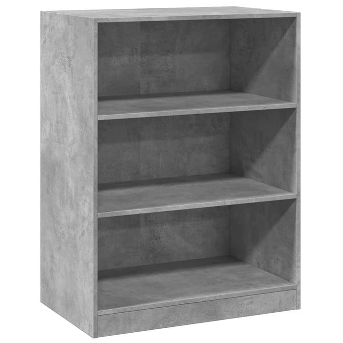 Dulap, gri beton, 77x48x102 cm, lemn prelucrat - WALTI WALTI