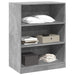 Dulap, gri beton, 77x48x102 cm, lemn prelucrat - WALTI WALTI