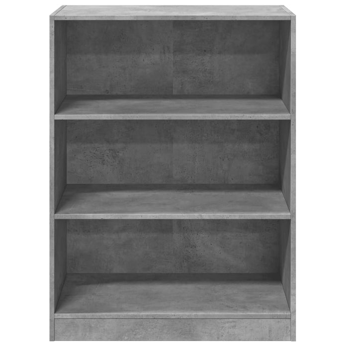 Dulap, gri beton, 77x48x102 cm, lemn prelucrat - WALTI WALTI
