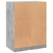 Dulap, gri beton, 77x48x102 cm, lemn prelucrat - WALTI WALTI