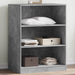 Dulap, gri beton, 77x48x102 cm, lemn prelucrat - WALTI WALTI