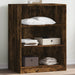 Dulap, stejar fumuriu, 77x48x102 cm, lemn prelucrat - WALTI WALTI