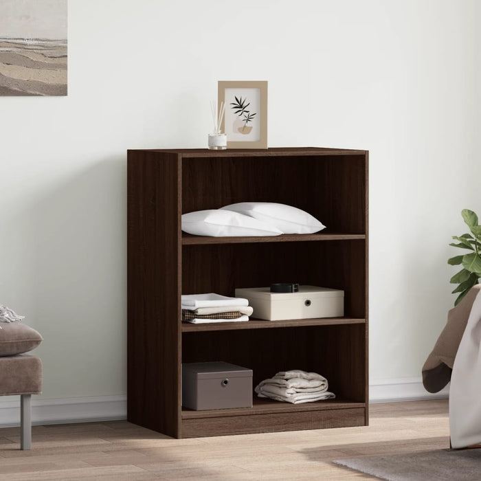 Dulap, stejar maro, 77x48x102 cm, lemn prelucrat - WALTI WALTI