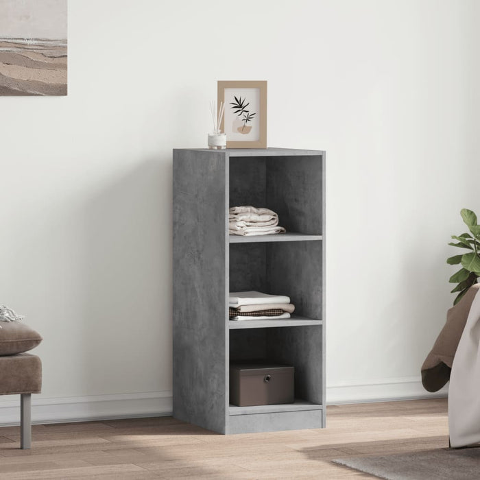 Dulap, gri beton, 48x41x102 cm, lemn prelucrat - WALTI WALTI