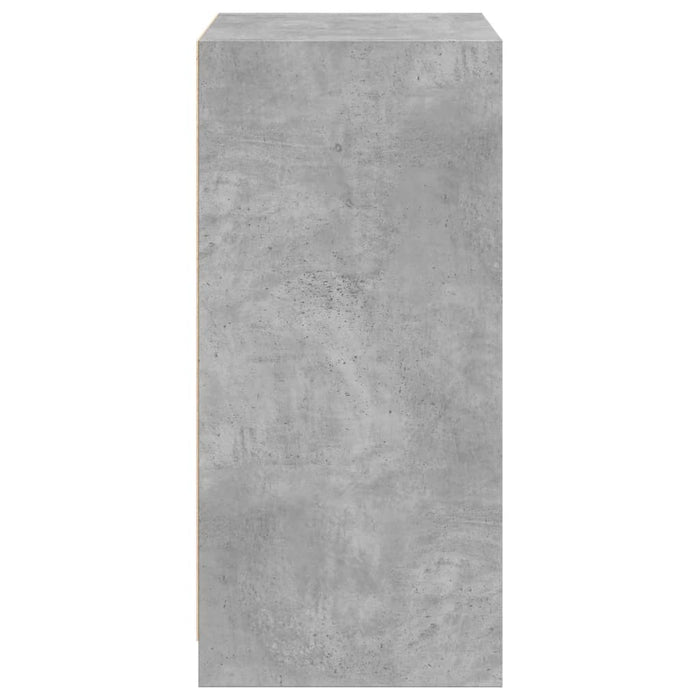 Dulap, gri beton, 48x41x102 cm, lemn prelucrat - WALTI WALTI