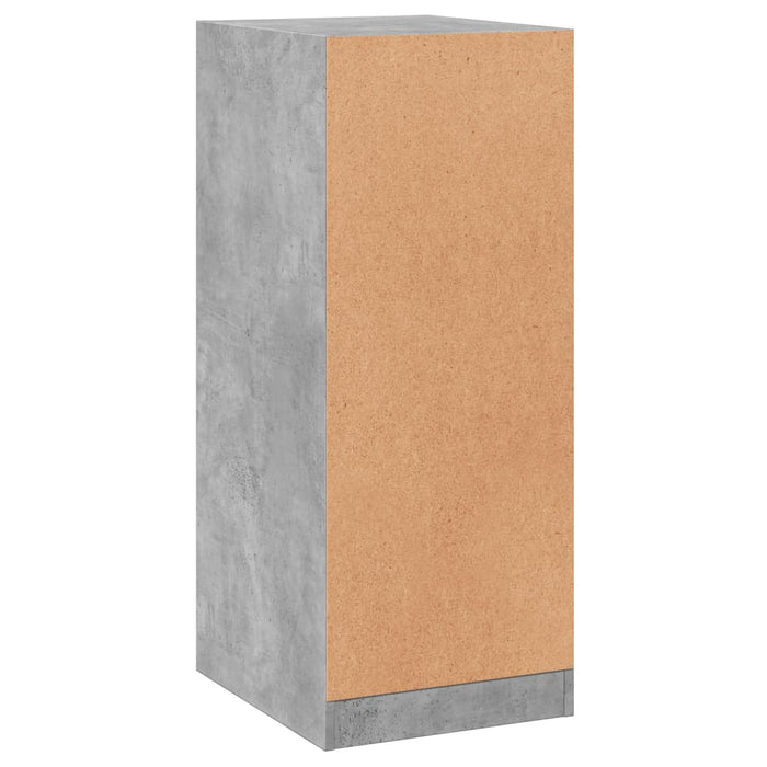Dulap, gri beton, 48x41x102 cm, lemn prelucrat - WALTI WALTI