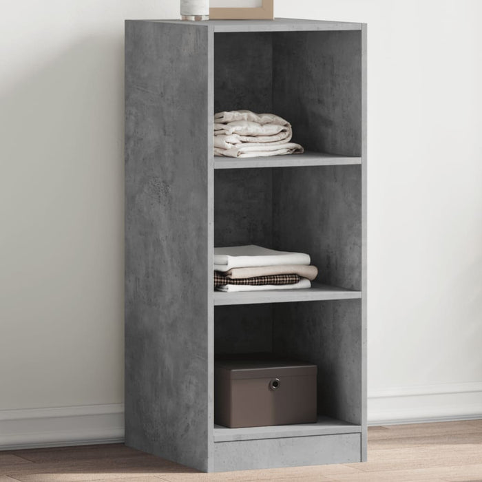 Dulap, gri beton, 48x41x102 cm, lemn prelucrat - WALTI WALTI