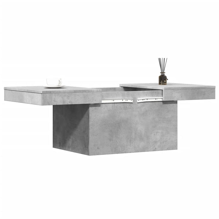 Măsuță de cafea, gri beton, 100x55x40 cm, lemn prelucrat - WALTI WALTI