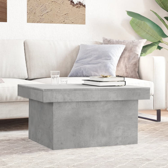 Măsuță de cafea, gri beton, 100x55x40 cm, lemn prelucrat - WALTI WALTI