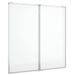 Tablă magnetică pliabilă, alb, 80x80x1,7 cm, aluminiu - WALTI WALTI