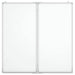 Tablă magnetică pliabilă, alb, 80x80x1,7 cm, aluminiu - WALTI WALTI