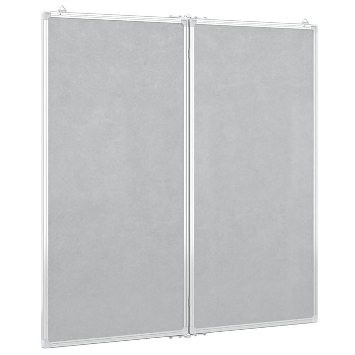 Tablă magnetică pliabilă, alb, 80x80x1,7 cm, aluminiu - WALTI WALTI