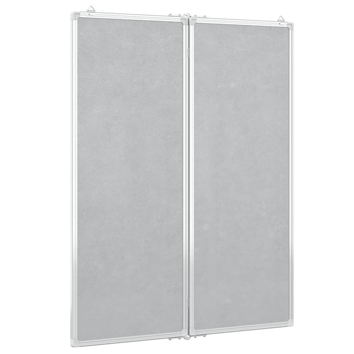 Tablă magnetică pliabilă, alb, 80x100x1,7 cm, aluminiu - WALTI WALTI