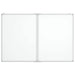 Tablă magnetică pliabilă, alb, 100x80x1,7 cm, aluminiu - WALTI WALTI
