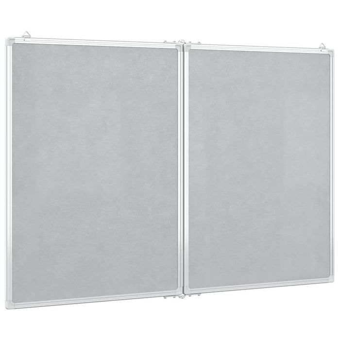 Tablă magnetică pliabilă, alb, 100x80x1,7 cm, aluminiu - WALTI WALTI