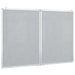 Tablă magnetică pliabilă, alb, 100x80x1,7 cm, aluminiu - WALTI WALTI
