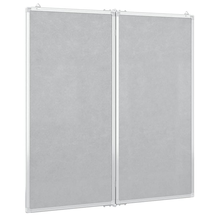 Tablă magnetică pliabilă, alb, 100x100x1,7 cm, aluminiu - WALTI WALTI