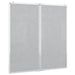 Tablă magnetică pliabilă, alb, 100x100x1,7 cm, aluminiu - WALTI WALTI