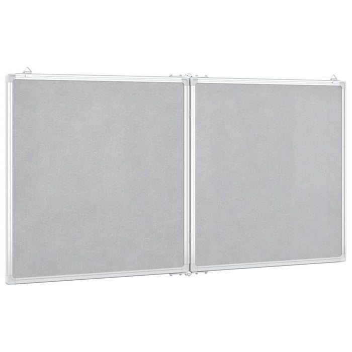 Tablă magnetică pliabilă, alb, 120x60x1,7 cm, aluminiu - WALTI WALTI