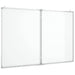 Tablă magnetică pliabilă, alb, 120x80x1,7 cm, aluminiu - WALTI WALTI