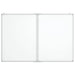Tablă magnetică pliabilă, alb, 120x80x1,7 cm, aluminiu - WALTI WALTI